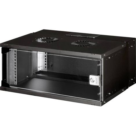 Digitus DN-49201 Armadio rack da parete 19 (L x A x P) 540 x 240 x 400 mm 4 U Nero, Nero (RAL 9005) (1/5)