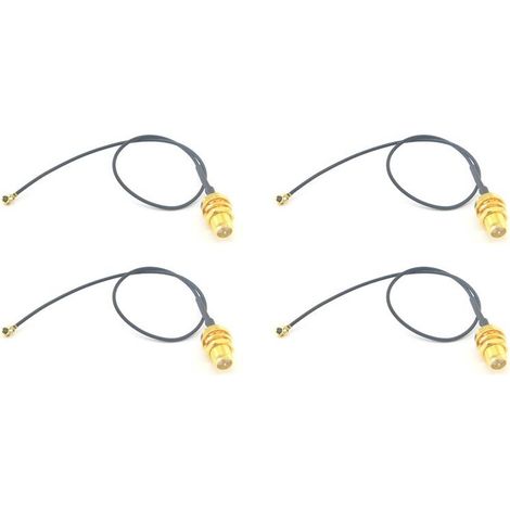 8er-Pack U.FL PCI zu RP-SMA Glasfaser-WLAN-Antennenkabel