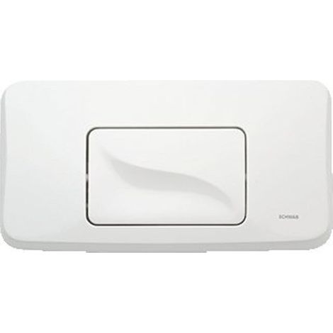Schwab Panneau de commande - pour réservoir encastré Wisa XT - Polybéton - brillant blanc