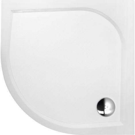 Receveur de douche ERIKA Quadrant en marbre coulé 90x90cm, R550, blanc (1/4)