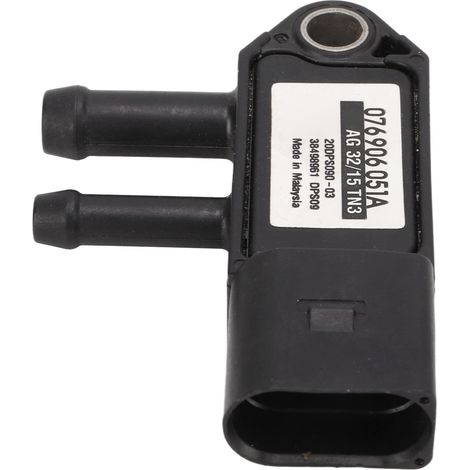 Capteur de pression différentielle diesel (DPF) avec connecteur 3 broches 076906051A, compatible avec Audi A3, A4, A6, S4 et S6. (1/5)