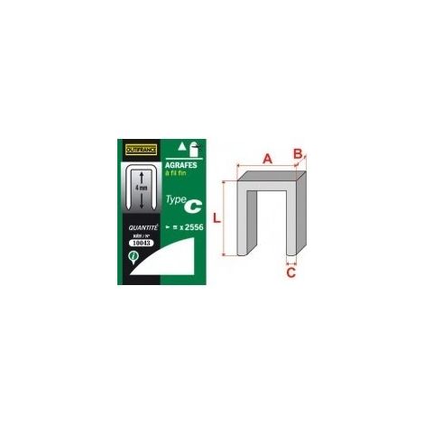 Grapadora de oficina N° 21 4mm caja 5000 piezas 53/04