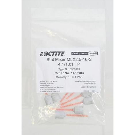 Mixeur Loctite 3090 (10 Pcs) Mélange Précis Adhésif Bi-composant - Henkel