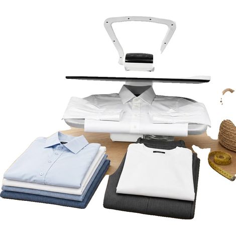Plancha de vapor, potencia de 2200 W, depósito de agua de 1 L, salida de vapor de 120 g/min, 5 ajustes de temperatura, 66 cm x 53 cm x 26 cm. (1/5)