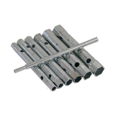 6PC BOX SPANNER SET TUBULAR WRENCH SOCKET SET 6mm-17mm HEAVY DUTY WR275