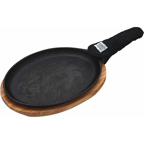 KitchenCraft World Of Flavours Mexican Cast Iron Fajita Sizzler (1/3)