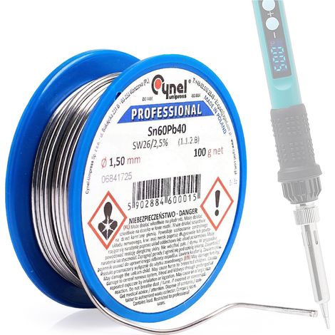 Cynel d'étain Sn60Pb40-SW26 1,50 100 g