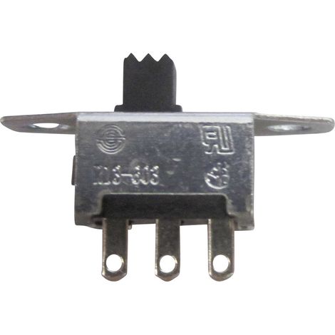 TRU COMPONENTS 6351072 TC-R13-603C-05 Schiebeschalter 250 V/AC 3 A 1 x Ein/Ein 1 St. (1/2)