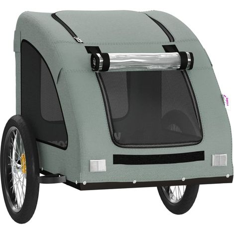 Rimorchio/carrello per animali domestici grigio 020044206