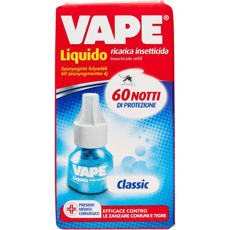 Antizanzare Liquido Ricarica 60 Notti Classic Vape