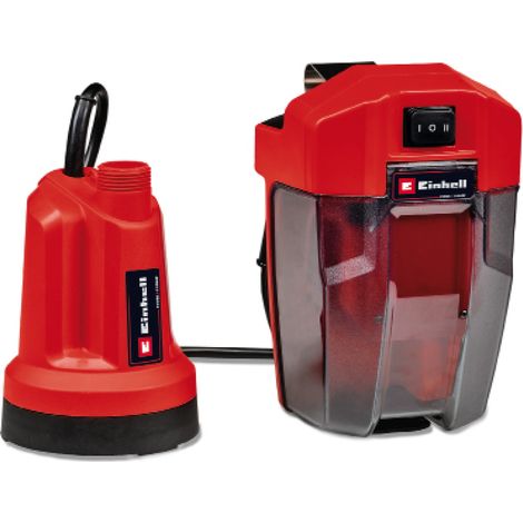 Einhell Pompe d’évacuation pour eaux claires sans fil GE-SP 18 LL Li-Solo PXC (18 V, aspiration à plat jusqu’à 1 mm, 108 W, 4 500 L/h, 0,8 bar) Livré sans Batterie ni Chargeur (1/5)