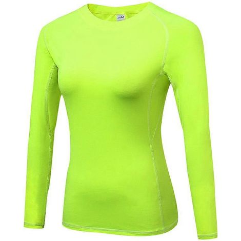 Women's Compression Shirt Dry Fit Long Sleeve Running Athletic T-Shirt Workout TopsSmall 3 Pack(black+white+grey) (1/5)