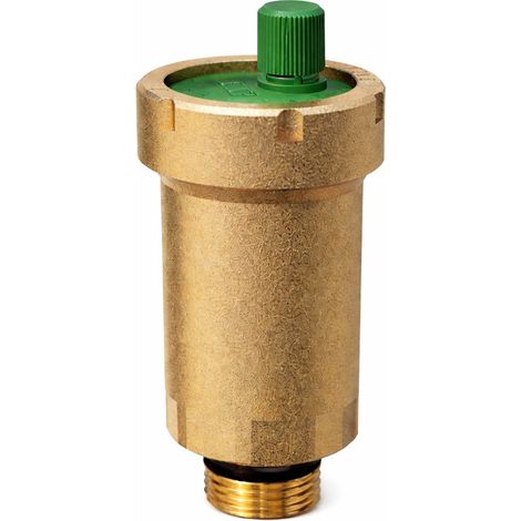 GAISER -Válvula de purga de aire automática recta en latón FAR 2045  1/2" - latón