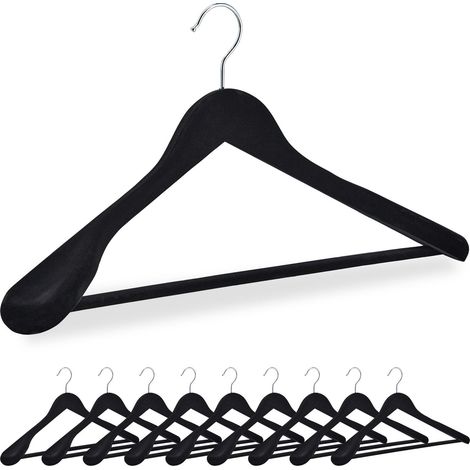 Juego de 10 perchas de terciopelo (1/5)