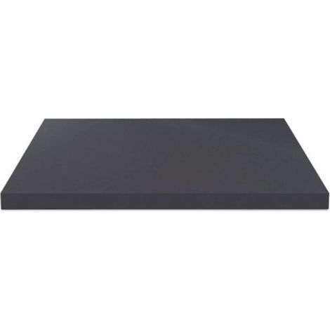 Piano lavabo rettangolare truciolare antracite satinato 100x47x3.8H