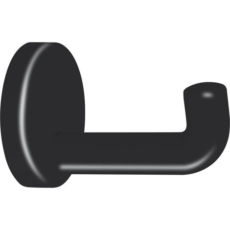 HEWI Gancho individual 477.90.030 simple 100 mm poliamida negro profundo 90 70 mm - 477.90.030 90