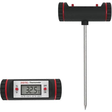 Digitales Fleischthermometer mit Sofortanzeige und klarem Display, inklusive Sondenschutz