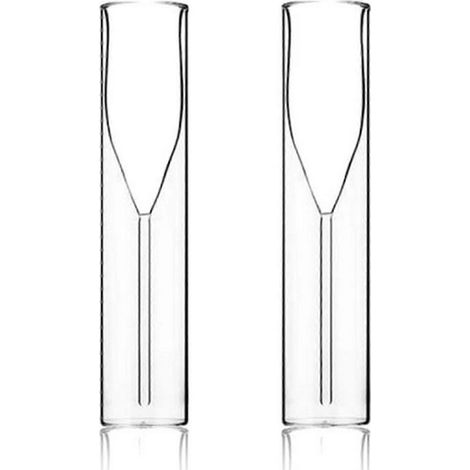 Verres à whisky 100 ml, double paroi, sans pied, faciles à utiliser et à nettoyer. (1/4)