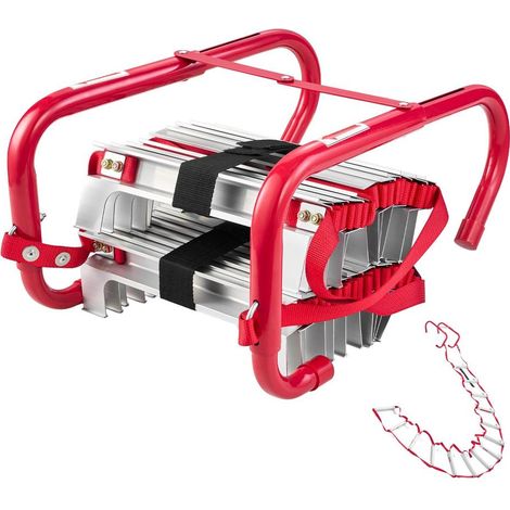 Charge 453,6 kg pour une évacuation rapide, échelle de secours rétractable 4 m pour 2 étages (1/5)