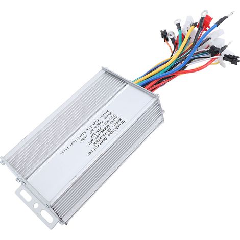 Contrôleur de moteur 48V 60V 64V 600W en alliage d'aluminium à dissipation thermique optimale pour moteur sans balais, compatible avec vélos électriques, scooters et tricycles. (1/5)