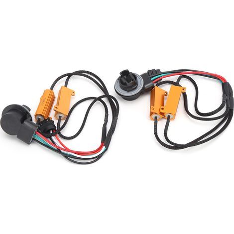 Résistance de charge de décodeur LED 50W 3157B, 2 pièces, Canbus Flash, annuleur sans erreur pour phare de voiture, feu antibrouillard DRL (1/5)