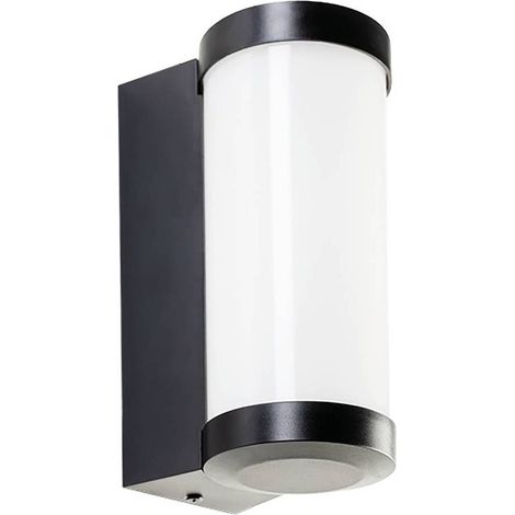 APPLIQUE LED 'ROLLO' 3+3 W 425 lumen / 4000K - nero