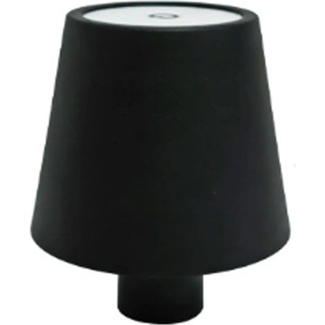Lampe torche rechargeable à manchon noir, à intensité variable, étanche, adaptée à une utilisation intérieure et extérieure. (1/5)