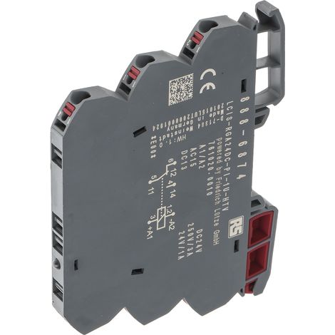 RS PRO Relais sans accrochage 1 RT, bobine 24V c.c. Rail DIN ( Prix pour Paquet de 5 ) (1/3)