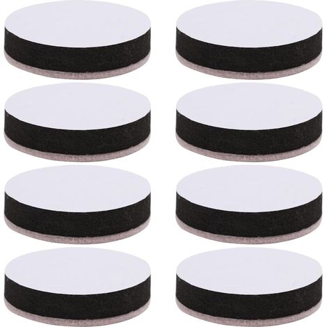 Lot de 8 patins ronds auto-adhésifs pour meubles, en feutre et EVA, (1/5)