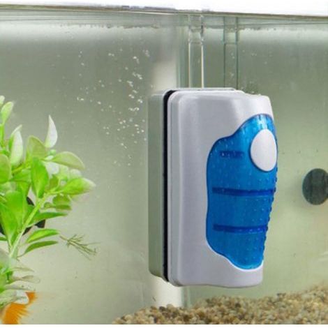 TAISHENGDA-Aquarium Brosse Magnétique Fish Tank Brush Brosse de Nettoyage Verre d'Algues Nettoyant Grattoir à Vitre Aquarium Outil de Nettoyage de Réservoir de Poissons L