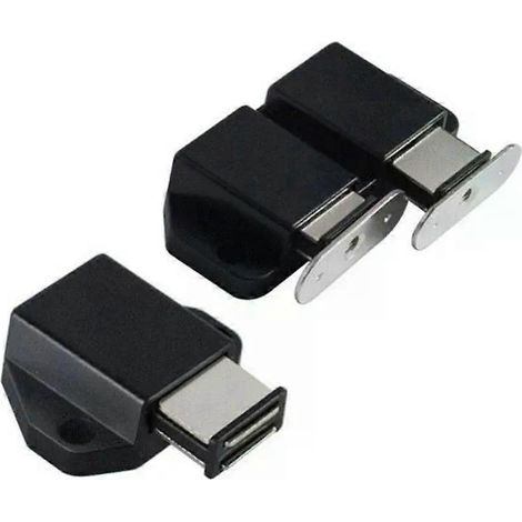 Magnetische Schrankverschlüsse zum Öffnen, Magnetriegel-Türschließer für Kleiderschränke, Küchenmöbel, Türstopper (1/4)