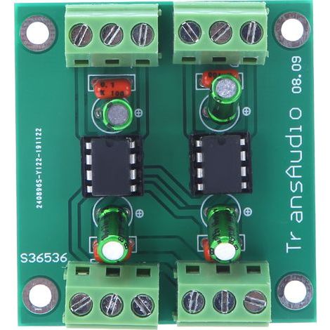 DRV134PA Symmetrische Audio-Wandlerplatine, verzerrungsarmer Zweikanalverstärker für elektronische Bauteile (1/5)