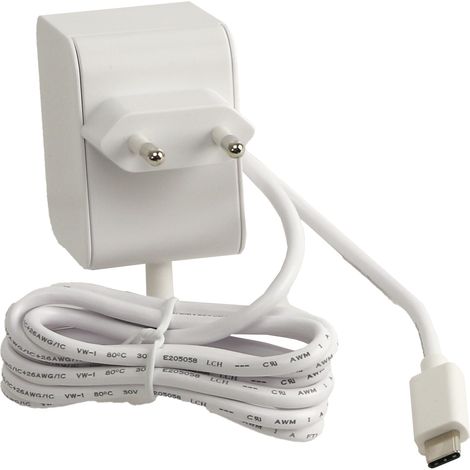 RASPBERRY PI Netzteil, USB-C, 27 W, weiß (1/5)