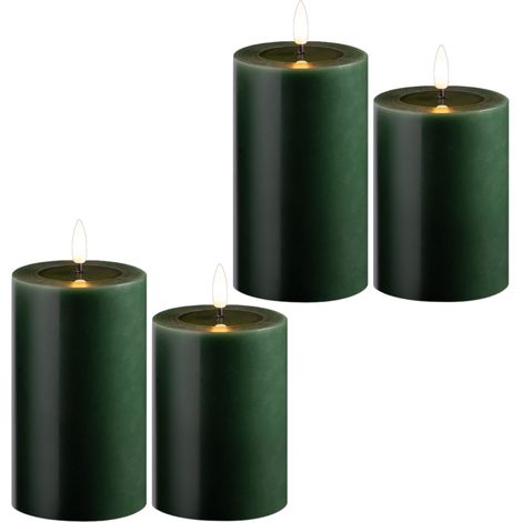 2x Novaliv LED-Kerze Echtwachskerzen mit LED, mit Timerfunktion, ohne Batterien (1/5)