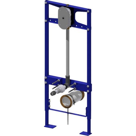 Cadre d'encastrement complet avec débitmètre électronique WC avec alimentation 230V Idral I70N8-00000 Le fer (1/5)