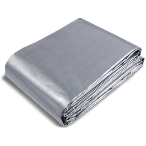 Bâche 20 x 30 pi 10 mil en plastique robuste, imperméable, résistante aux déchirures et aux UV (1/4)