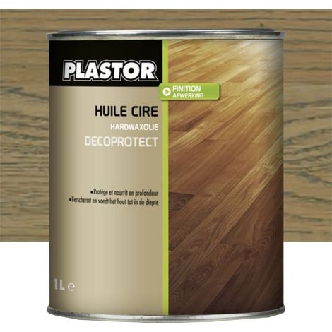 Huile Cire PLASTOR Decoprotect Chêne fumé 1 L (1/3)