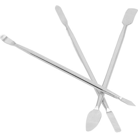 Lot de 3 équerres métalliques acier argent démontage réparation smartphone tablette ordinateur portable 6 formes bouts (1/5)