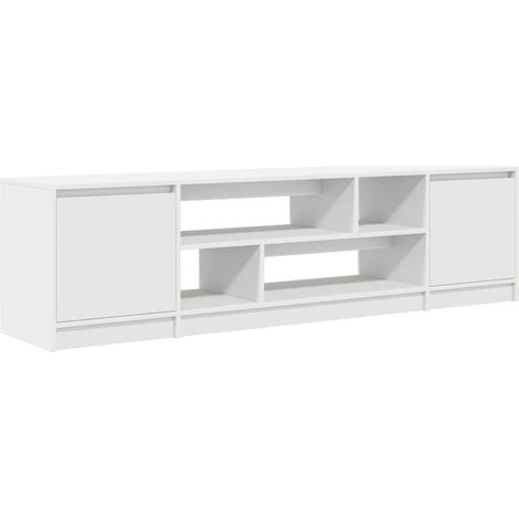 Maison Exclusive - Mobile Porta TV Bianco 188,5x41x50 cm in Legno Multistrato
