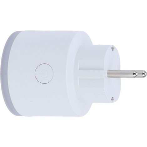 Intelligente EU-Steckdose mit WLAN, RGB-Lichtschalter, LED-Fernbedienung und Sprachsteuerung für Google/IFTTT, EU-Stecker 100–240 V (1/5)