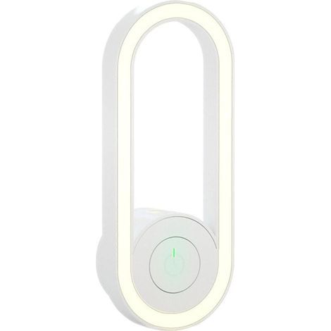 Répulsif anti-moustiques électrique, anti-parasites pour la maison et la chambre à coucher, dernière conversion de fréquence, ultrasons avec veilleuse LED, veilleuse anti-moustiques-Blanc (1/5)