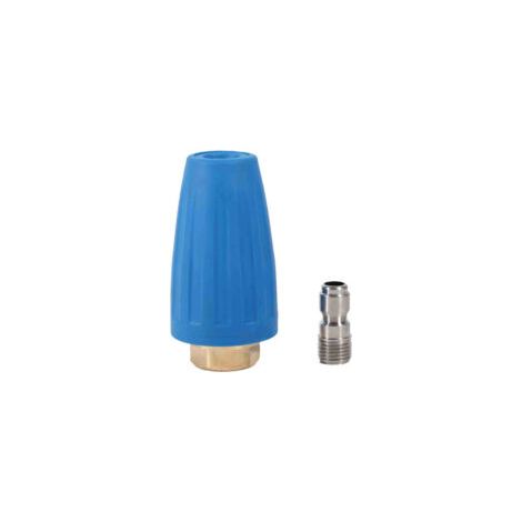 Ugello a turbina, accessorio per idropulitrice con attacco rapido da 1/4", ugello a turbina rotante da 3000 PSI, accessorio per idropulitrice (4.0) - Crezuo (1/4)