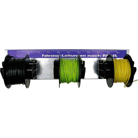 Soporte de pared para 5 carretes con elementos de montaje sin cable 616x150mm