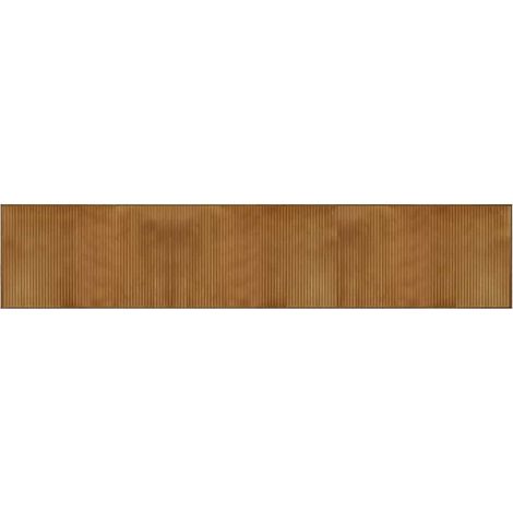 Tapis rectangulaire marron 60x300 cm bambou (1/5)