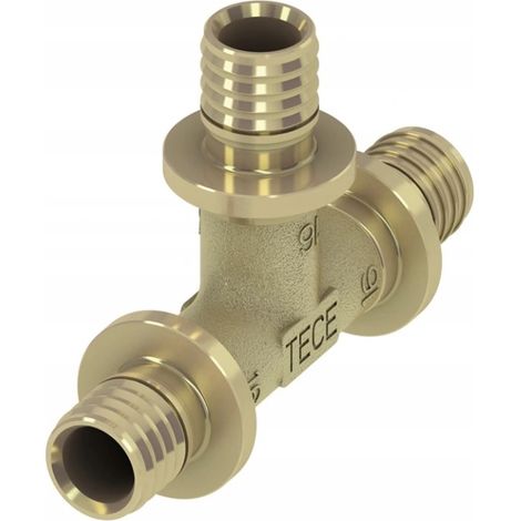 TECE Flex T-Stück 25x25x25 Messing DVGW Fittings