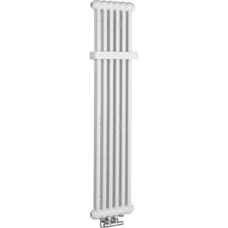 Radiateur de salle de bain FEDE 1500x306mm, 6 segments, blanc mat (1/5)