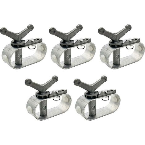 Tendeur de câble miniature en métal, tendeur de câble manuel, tendeur de câble agricole, lot de 5 (1/4)