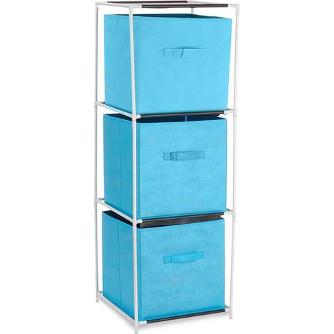 San Ignacio Estanteria 3 cajones tnt azul colección KIPIT