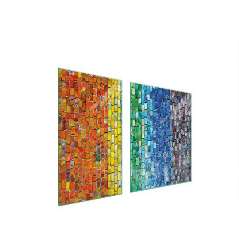 Assiette en verre et planche à découper 100x52 colorée (1/5)
