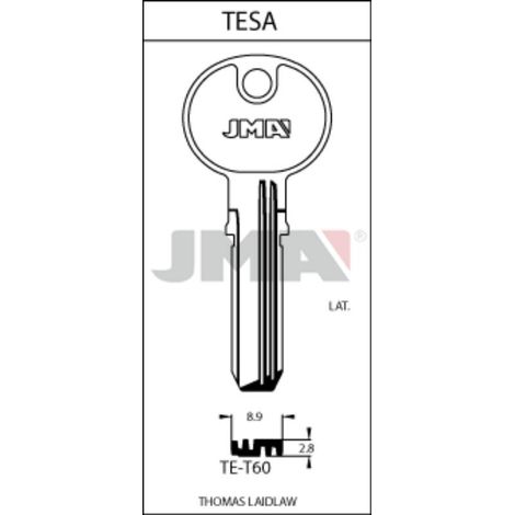 JMA llave punto jma te-t60 (caja 10) , DETALLES
Referencia           TE-T60                                                    
Fabricante            TESA